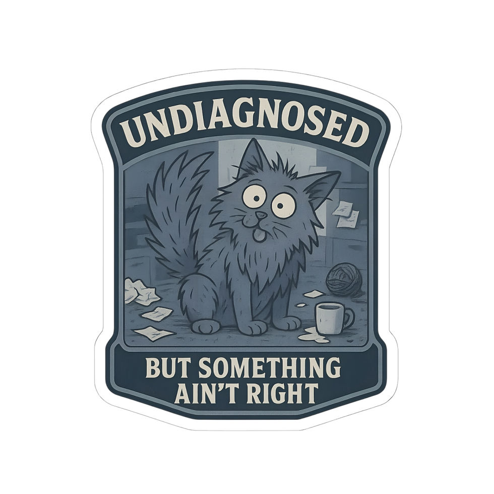 Thumbnail: Undiagnosed But Something Ain't Right Sticker