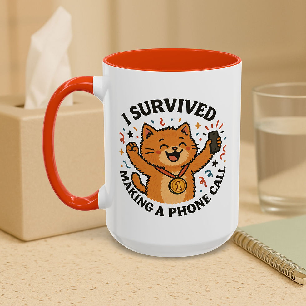 Thumbnail: I Survived Making a Phone Call Mug