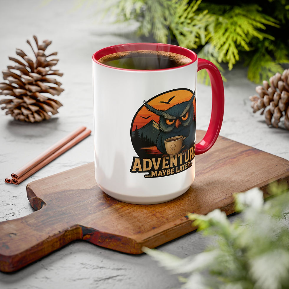 Thumbnail: Adventure Maybe Later Owl Mug