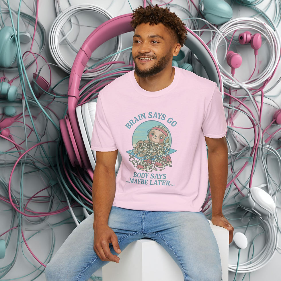 Thumbnail: Brain Says Go Body Says Maybe Later Yoga Sloth