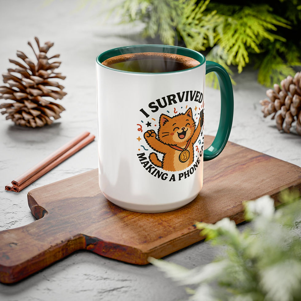 Thumbnail: I Survived Making a Phone Call Mug