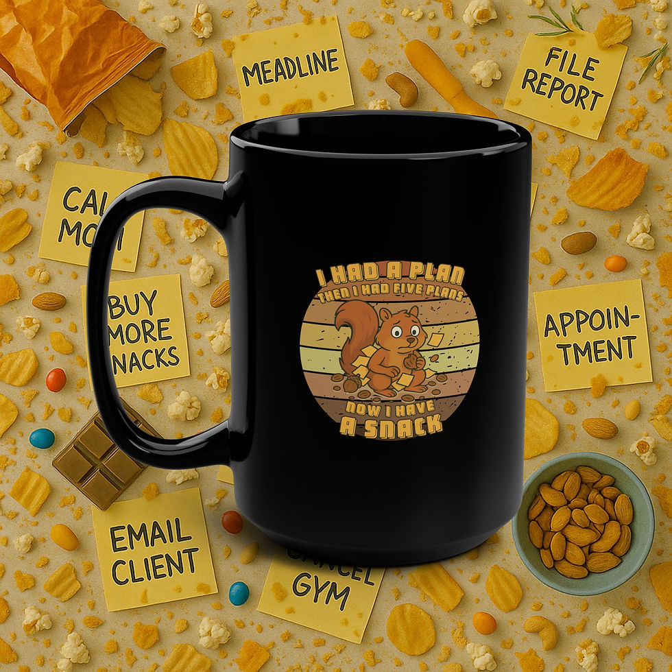 Thumbnail: I Had a Plan Now I Have a Snack Squirrel Coffee Mug