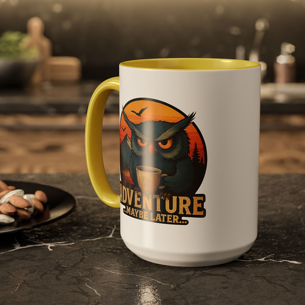 Thumbnail: Adventure Maybe Later Owl Mug