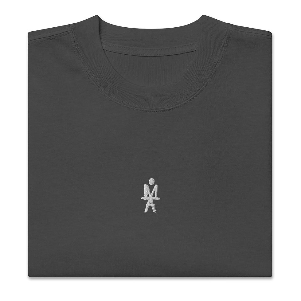 Thumbnail: Faded O/S MVMNT ACDMY Tee - BLACK [Unisex}