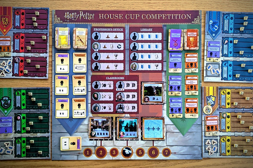 Harry Potter House Cup Championship Board and Components
