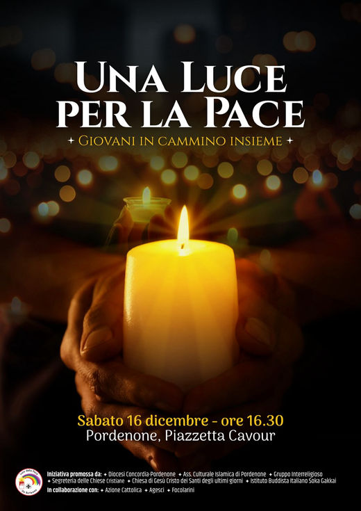 Una luce per la Pace: giovani in cammino insieme