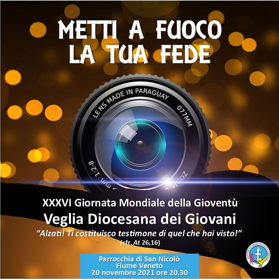 Veglia GMG 2021 - Metti a fuoco la tua fede