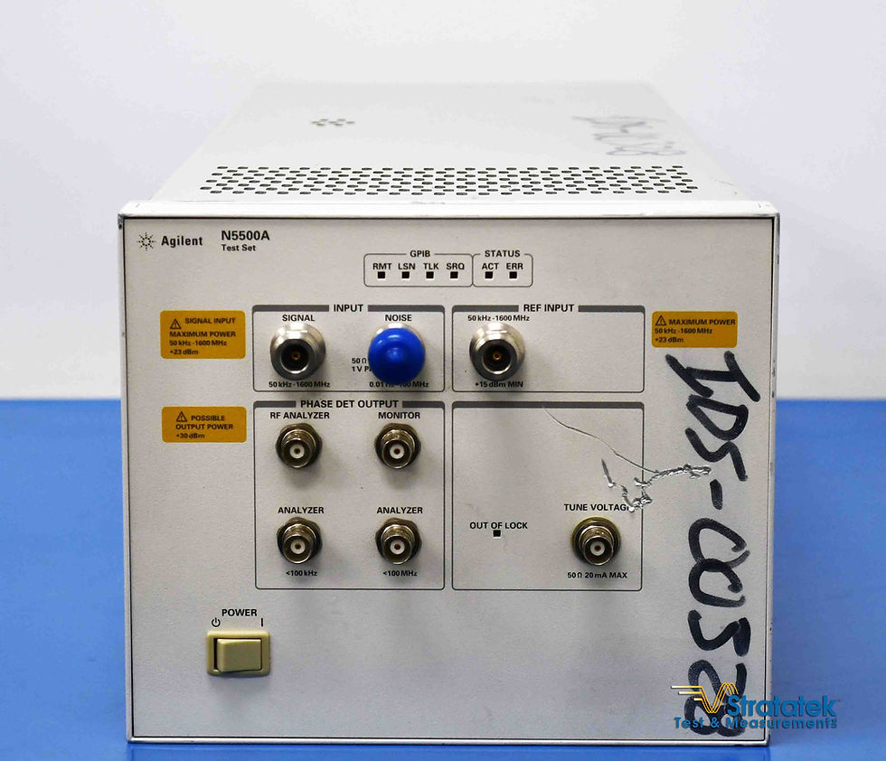 Agilent N5500A Phase Noise Test Set 50 kHz–1.6 GHz Front View