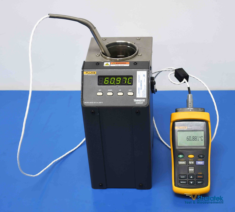 Fluke 6102 Micro-Bath 35°C to 200°C (95°F to 392°F) Temperature Measuring