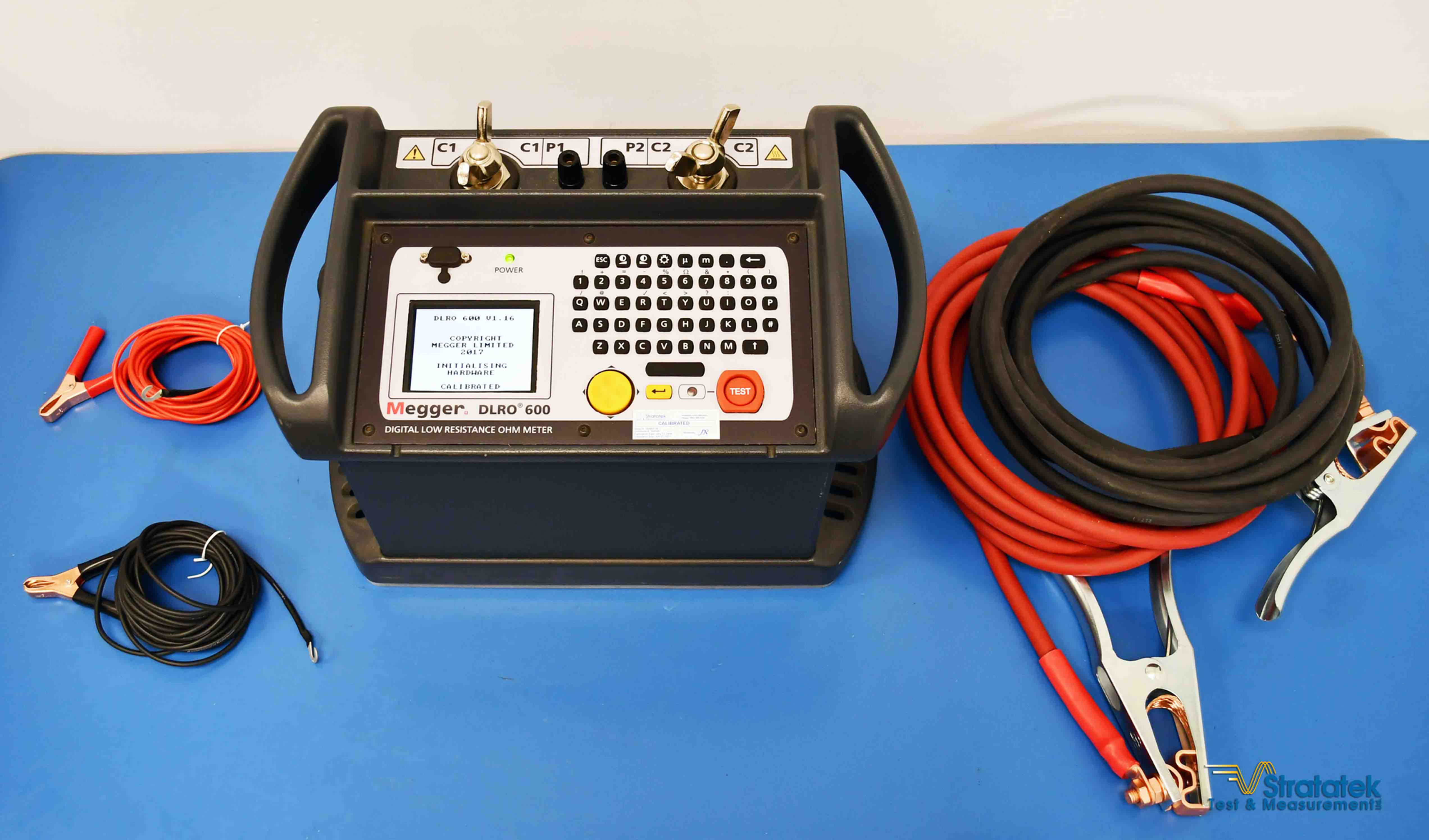 Megger DLRO600 600A Digital Low Resistance Ohmmeter with Accessories