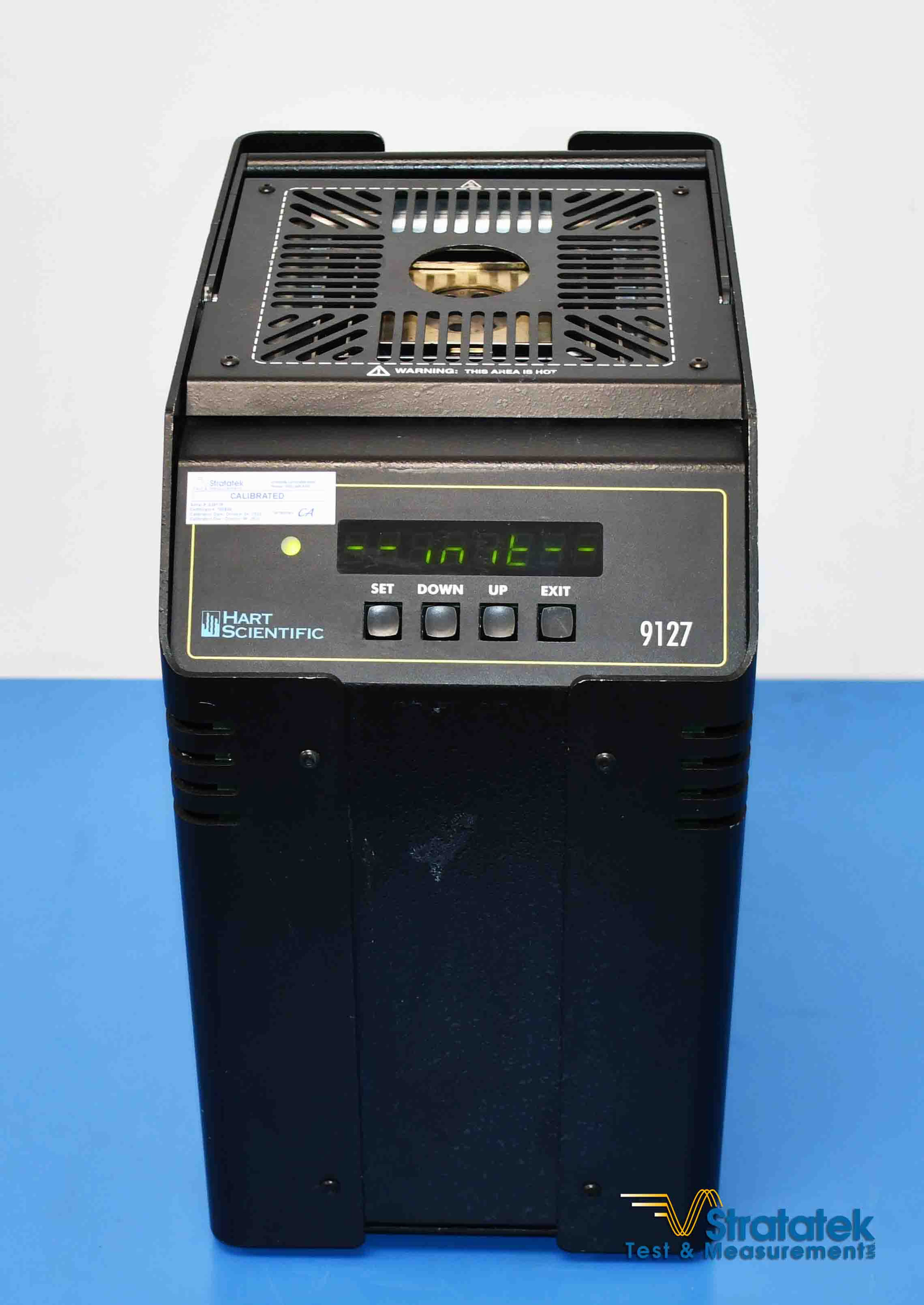 Hart Scientific 9127 Dry Well Temperature Calibrator Main Screen