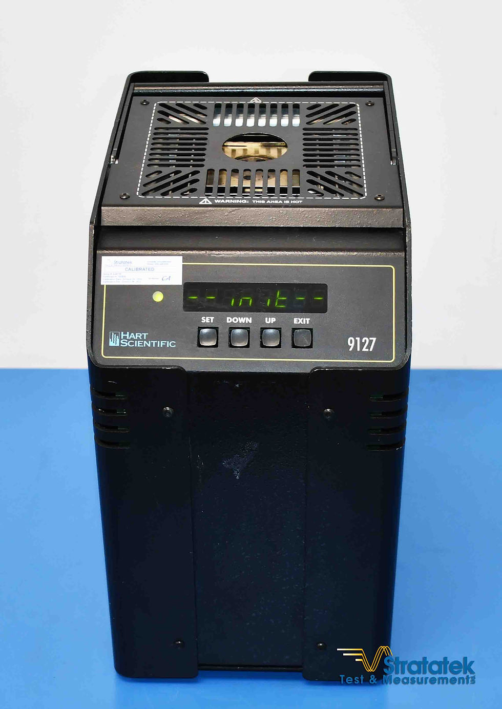 Hart Scientific 9127 Dry Well Temperature Calibrator Main Screen
