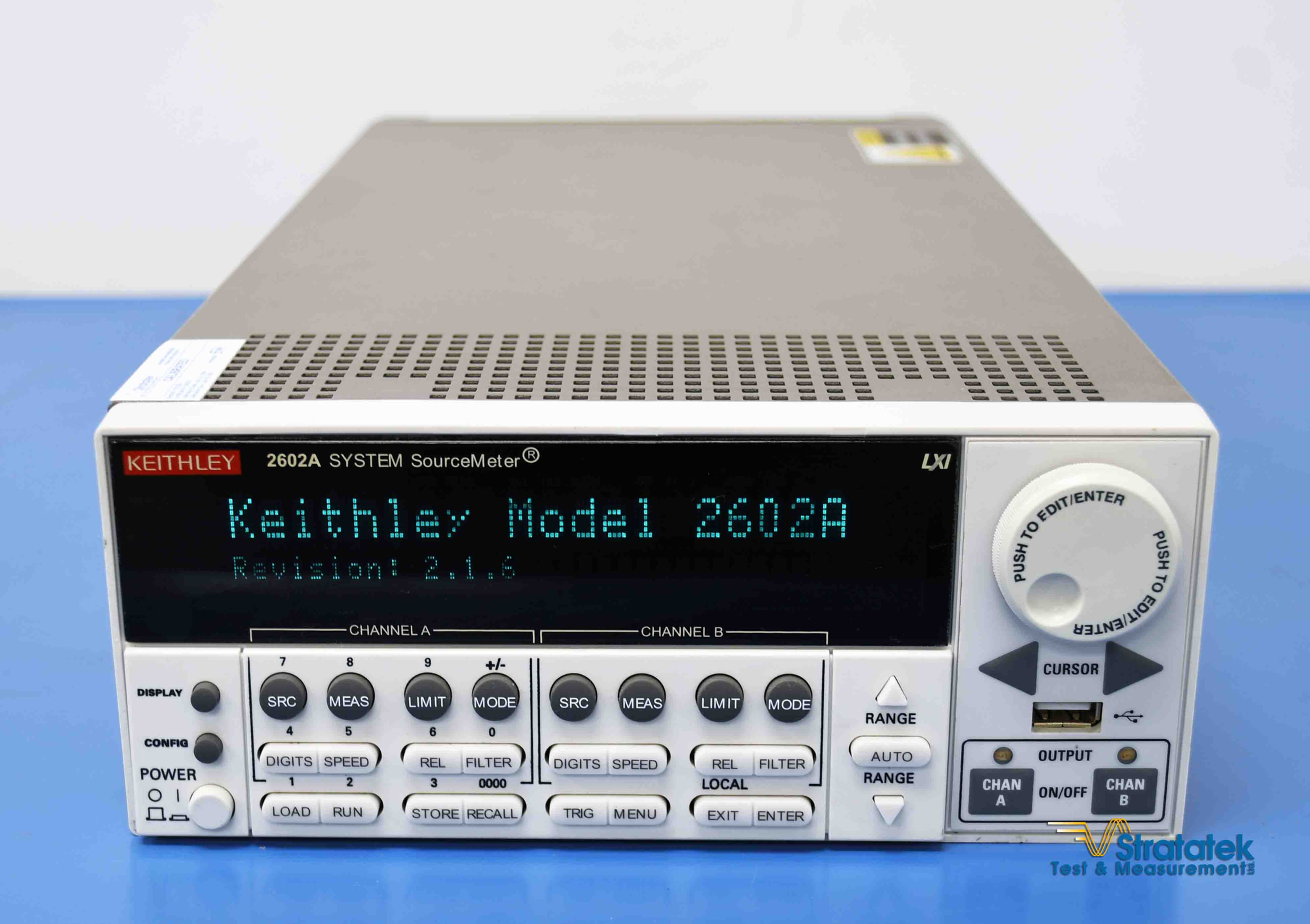 Keithley 2602A SYSTEM SourceMeter 2 Channel SMU NIST Calibrated