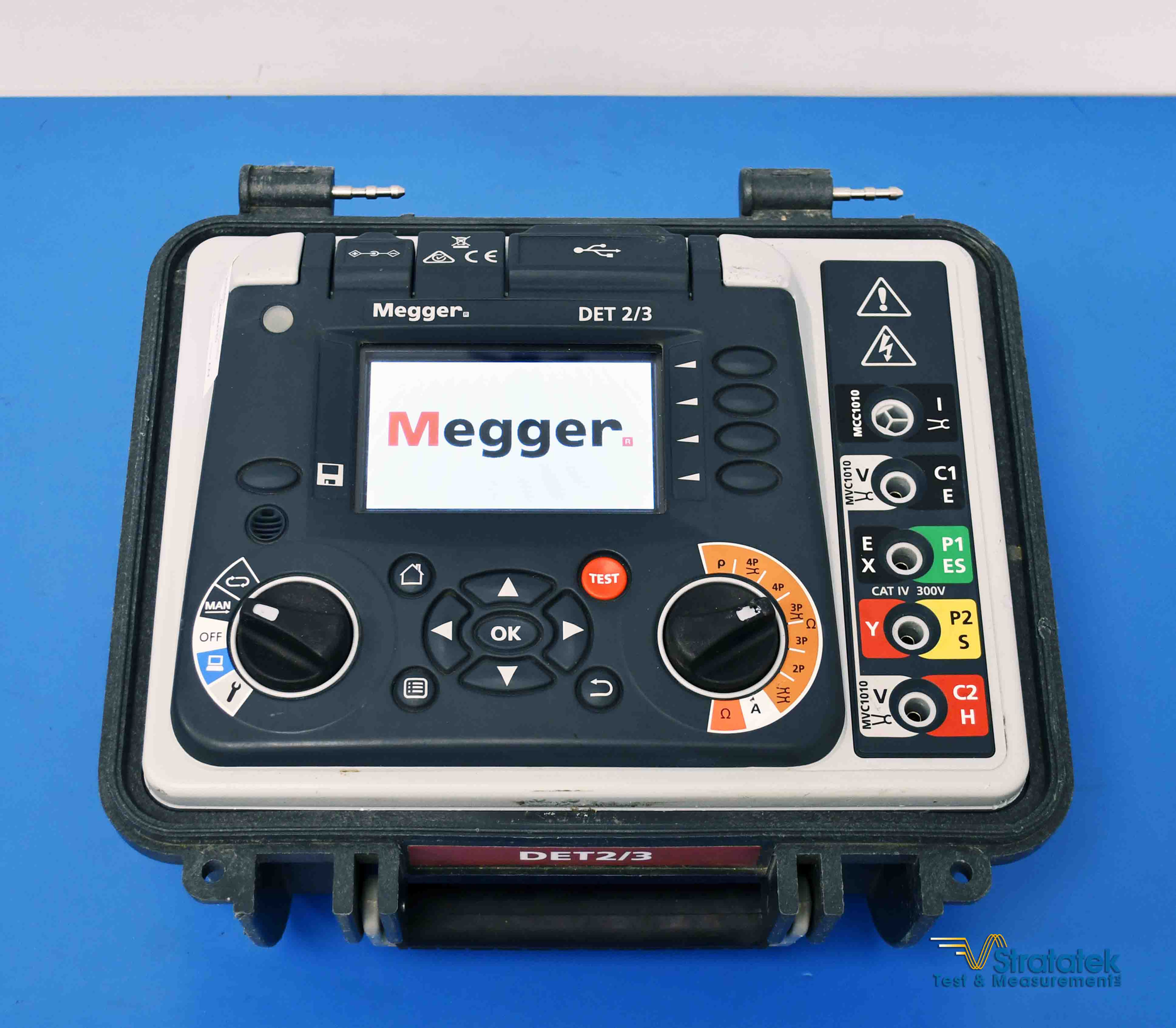 Megger DET 2/3 Auto Earth Tester Resistance Meter