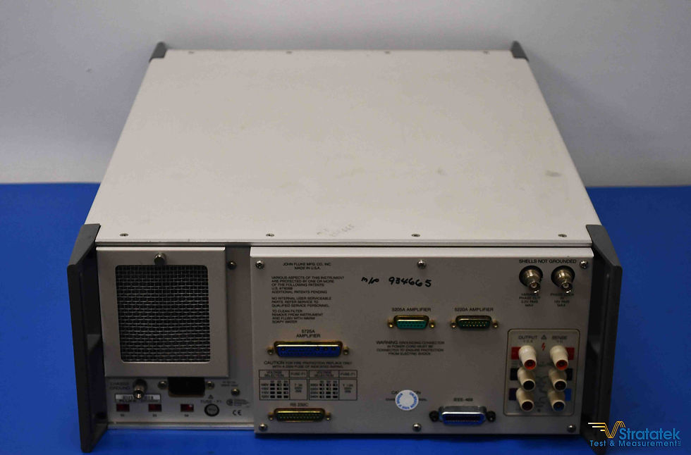 Thumbnail: Fluke 5700A Multifunction Calibrator Back View