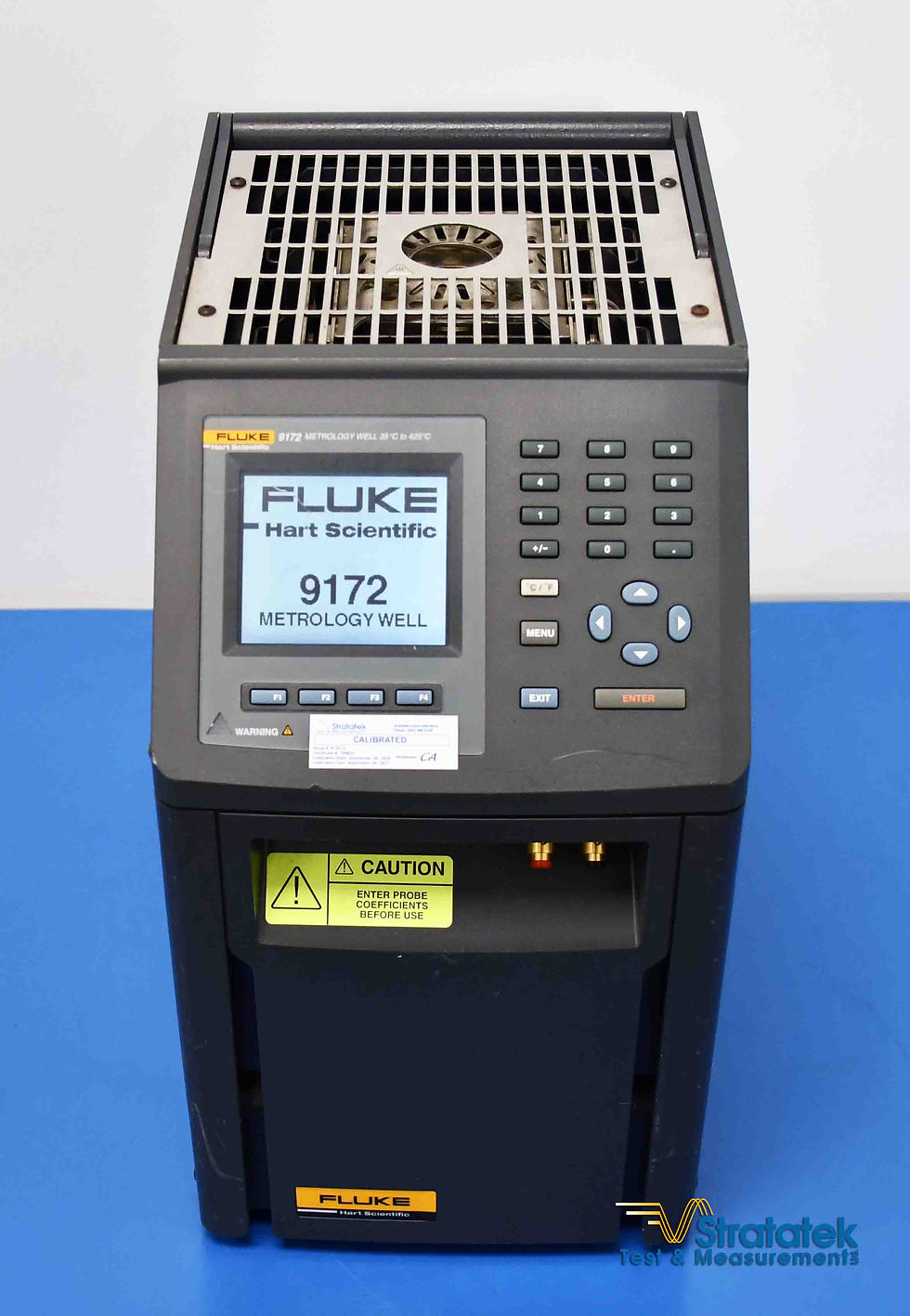 Fluke Calibration 9172 Metrology Well Temperature Calibrator Main Screen
