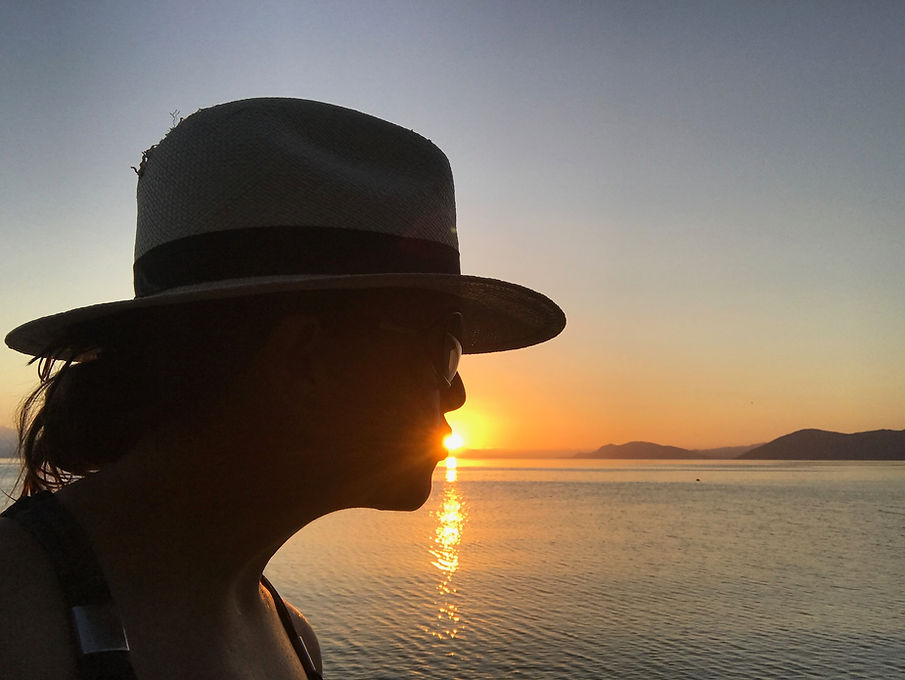 Kissing the Sun (Olive Grove, Limni, Evia)
