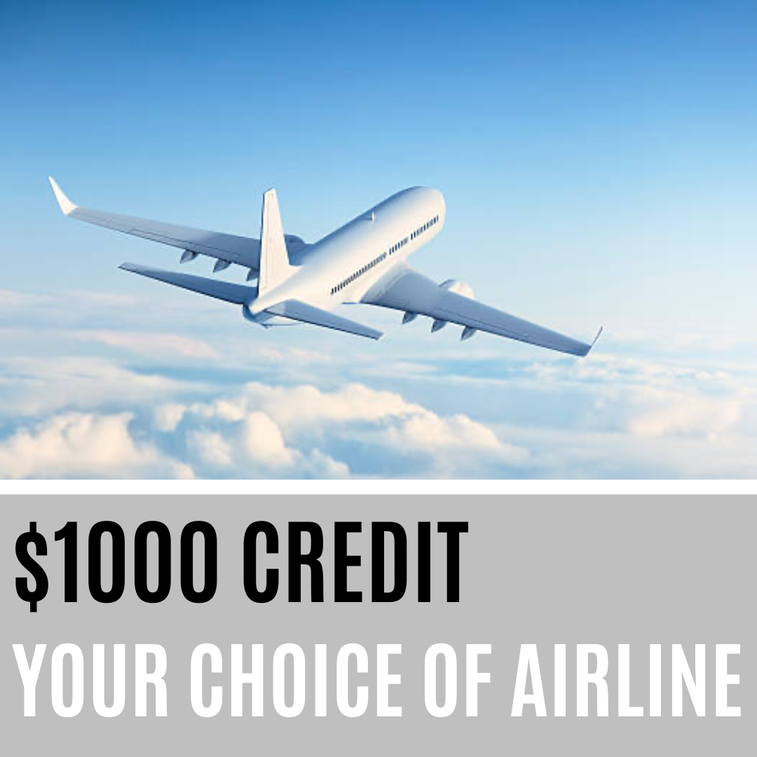 $1,000 Airline Credit