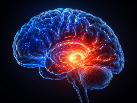 Alert and tense brain