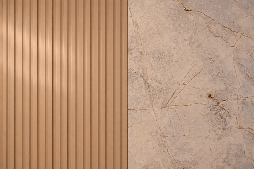 Architectural kitchen design in Dubai luxury villa with minimalist cabinetry, marble island, and premium interior lighting.