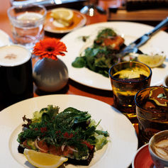 Carefully plated restaurant dish photographed during the Coffeemania opening event.