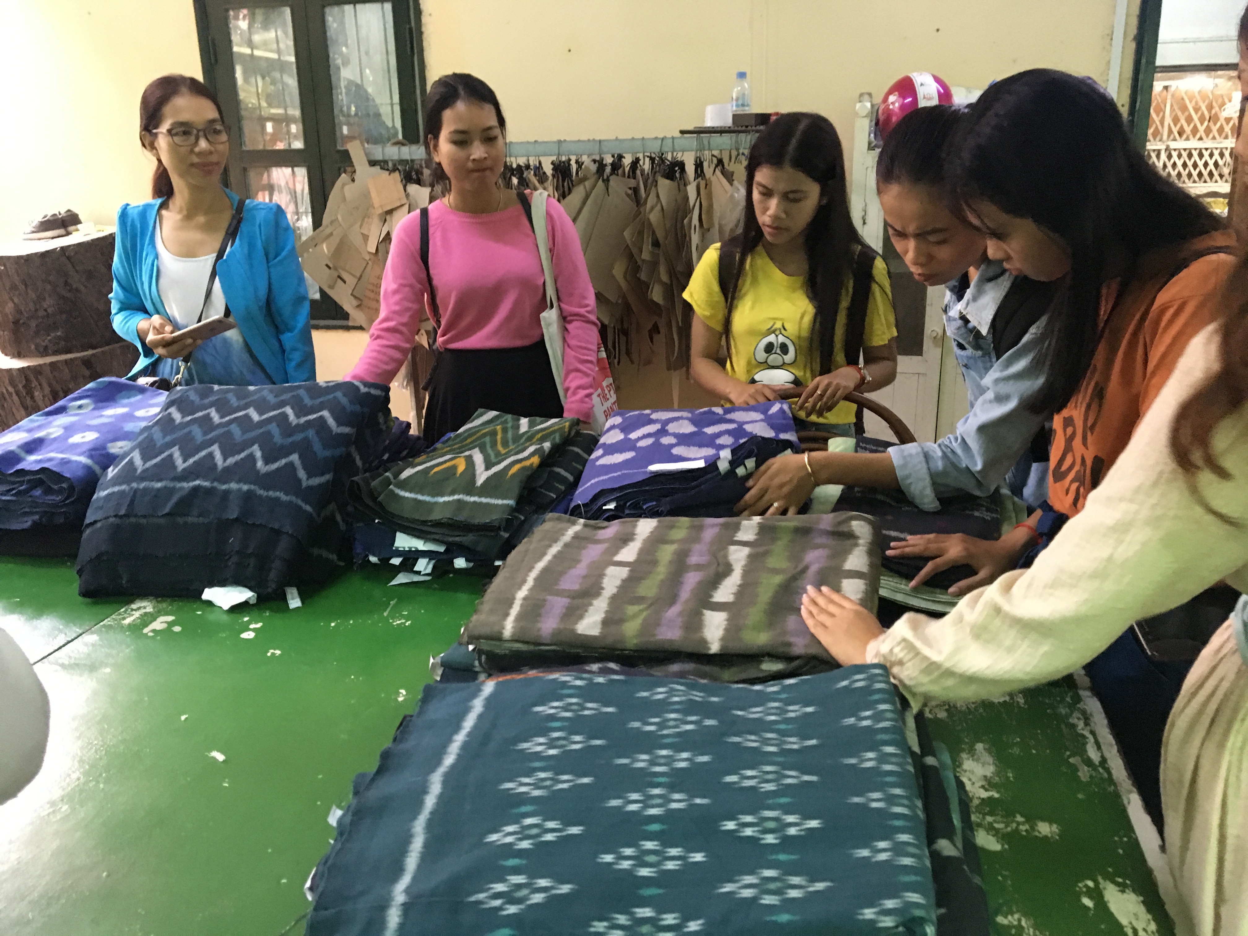 Fabric Sourcing at Watthan Artisans