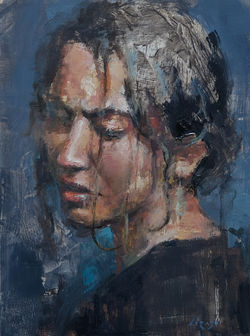 retrato femenino 22x30