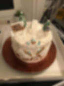 Snowman cake