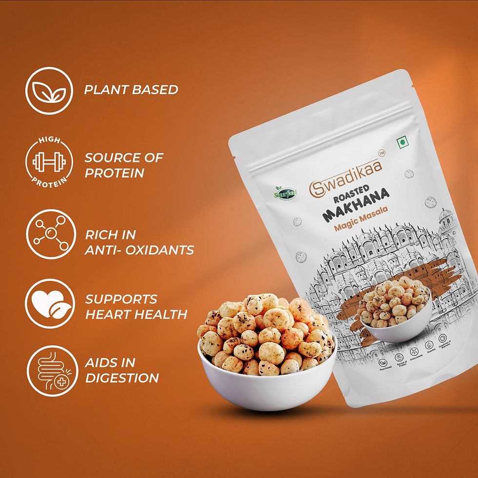 Thumbnail: Swadikaa Roasted Makhana (Foxnuts) Magic Masala