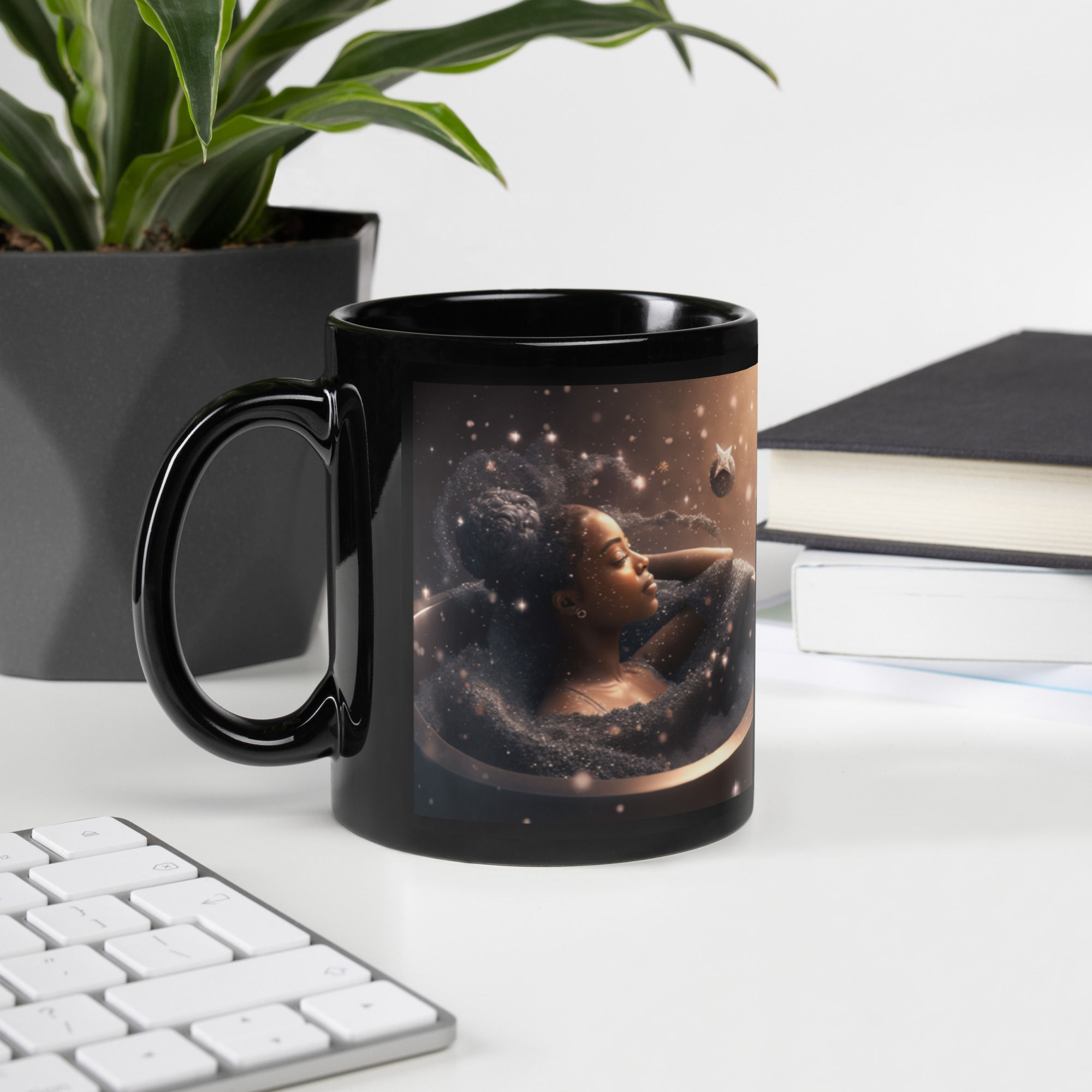 Spiritual Cooking 2 - Black Glossy Mug