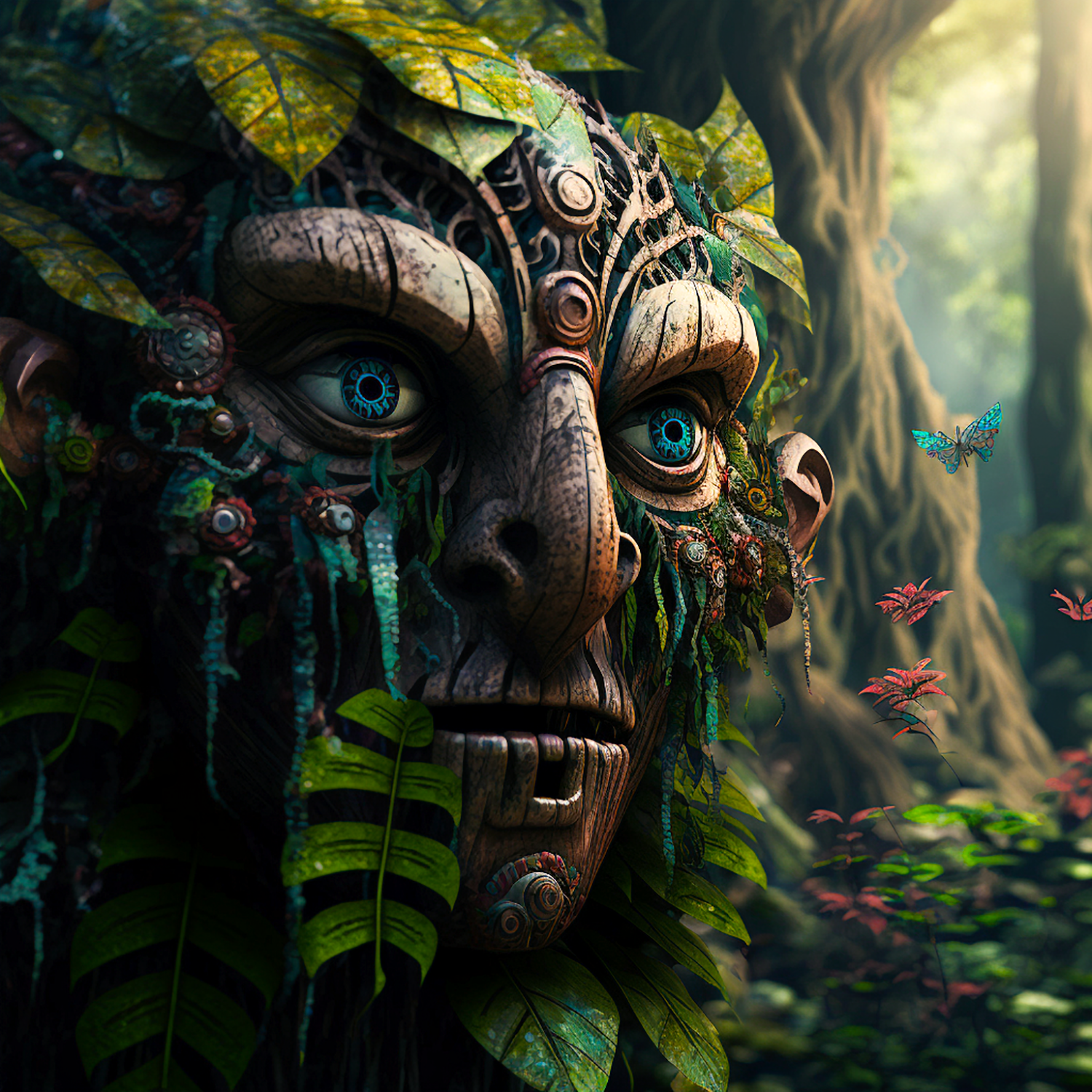 Natives of the Windy Forest 3 - Print