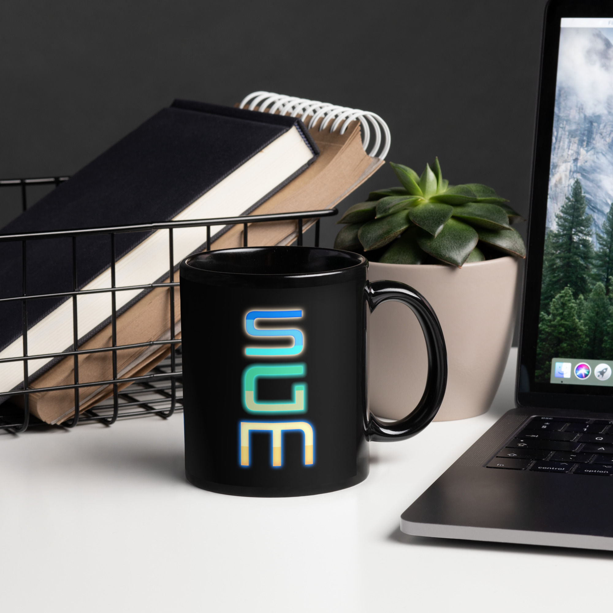 Custom Black Glossy Mug