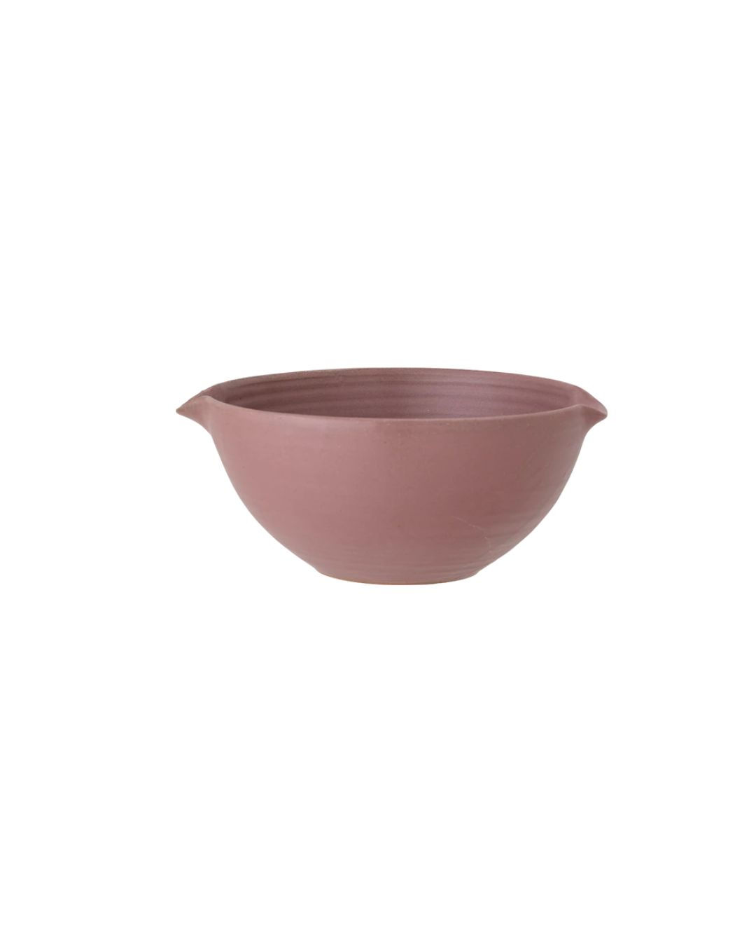 Servierschale mit Ausguss, braun
