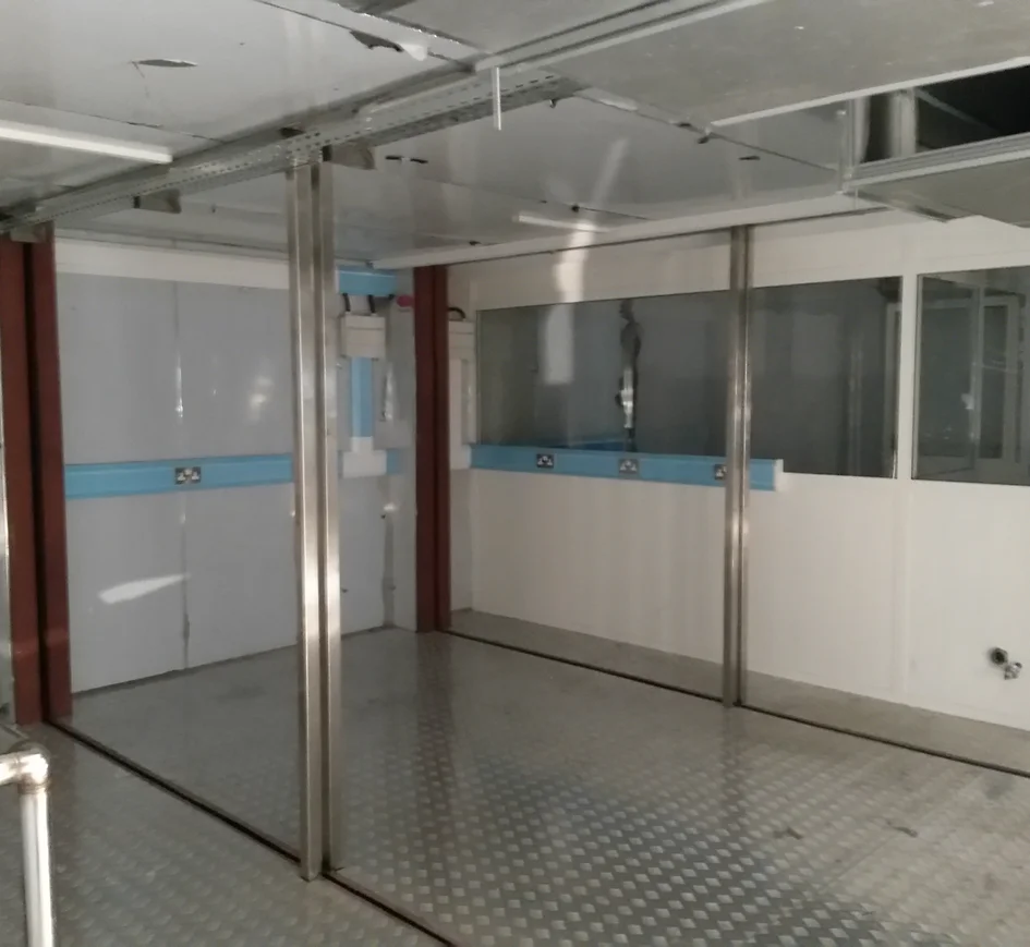 Stainless steel interior