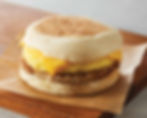 Sausage Cheddar English Muffin
