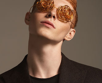 Stylish Golden Glasses