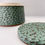 Thumbnail: Large carved lidded pot in green