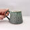 Thumbnail: Medium mug in carved weathered green