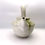 Thumbnail: Stoneware teapot in soft white with sprays of copper oribe and wood ash