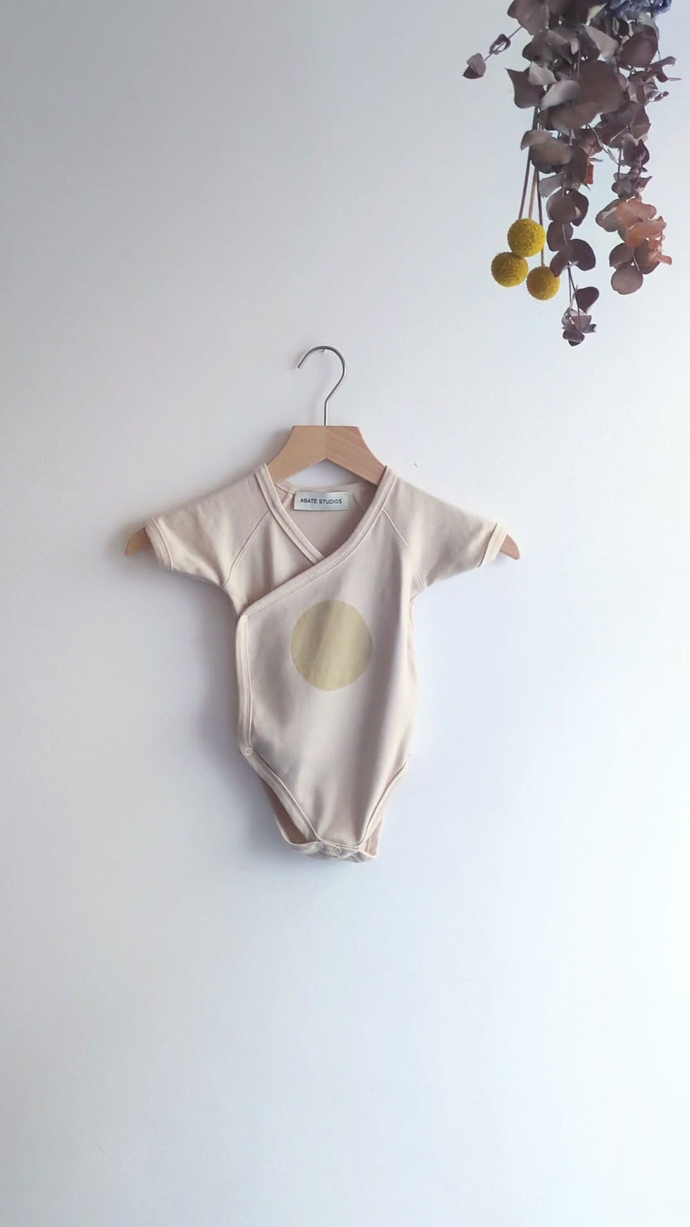 Thumbnail: Baby Kimono Bodysuit Akari grass
