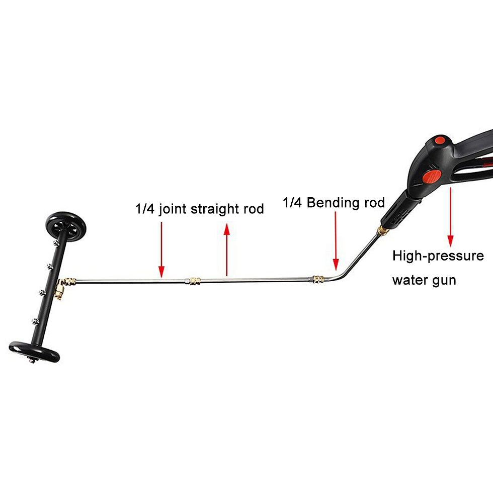 Thumbnail: 5000PSI High-Pressure Car Chassis Washer – 16in Electric Undercarriage