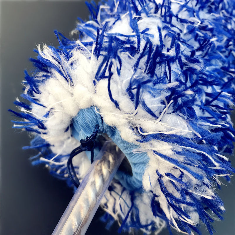 Thumbnail: Microfiber Wheel Cleaning Brush with Removable Head – Durable Rim, Spoke & Cal