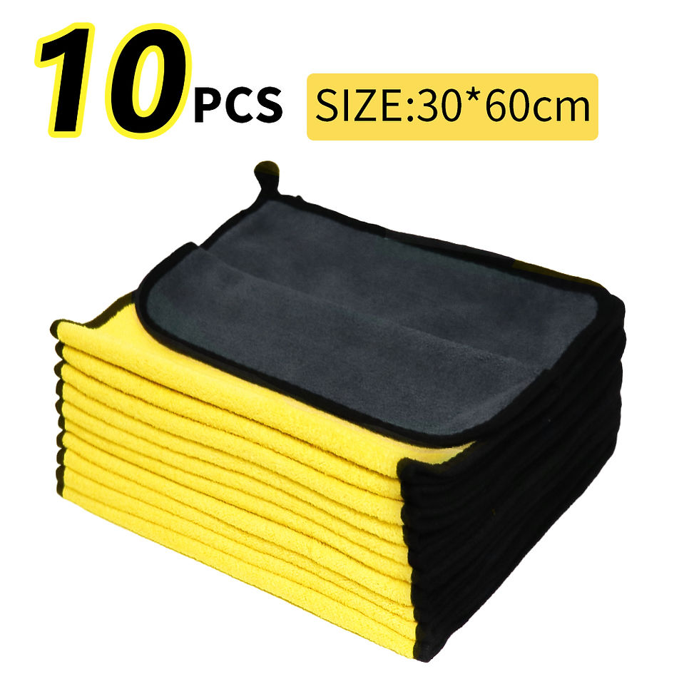 Thumbnail: Edgeless Microfiber Car Detailing Towel – Premium Interior & Exterior Cleaning