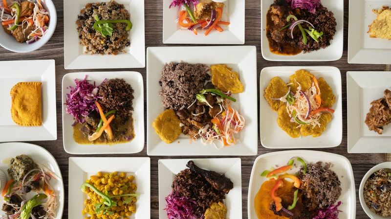 Arranged Food and Objects