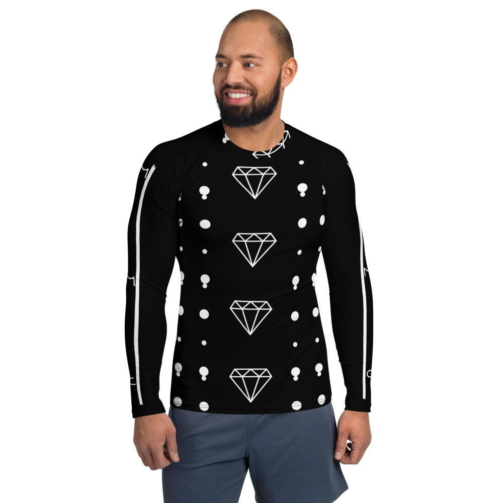 MMC Diamonds Dancing Men's Rash Guard