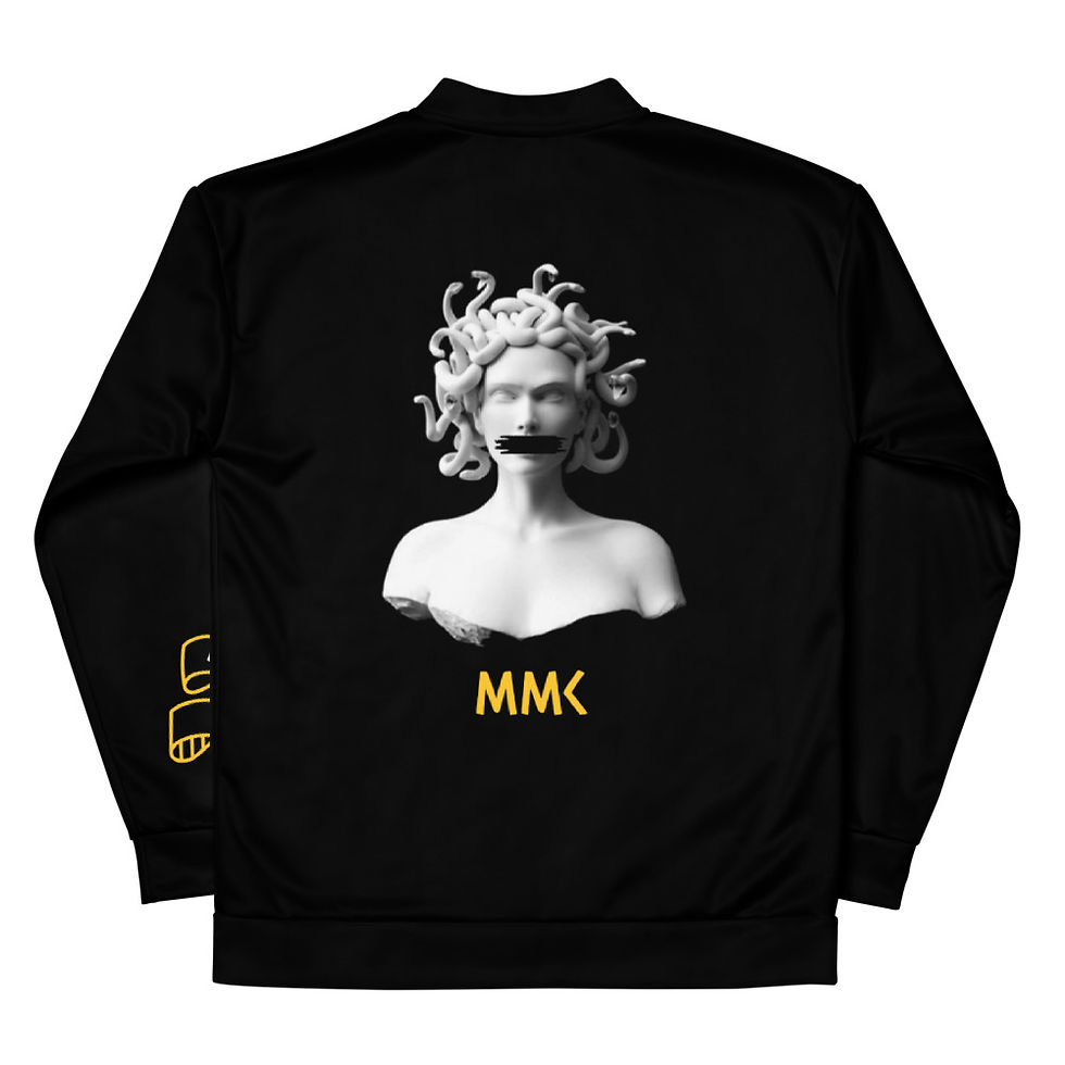 Unisex Mudusa Bomber Jacket