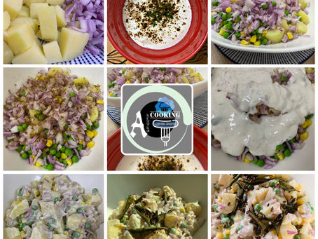 COLD POTATO SALAD IN YOGURT SAUCE