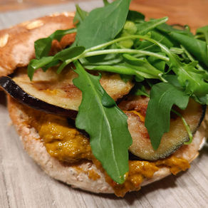Einföld vegan samloka