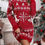 Thumbnail: Christmas Pattern Drop Shoulder Sweater Dress