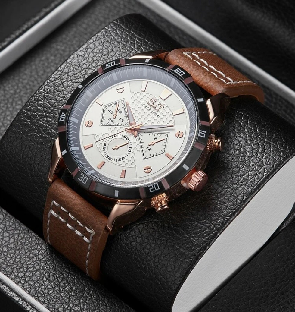 Thumbnail: Leather Band Watch